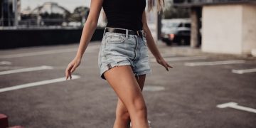 women's pair of white shoes